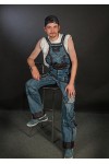 Мужской джинсовый комбинезон "Automaster" 