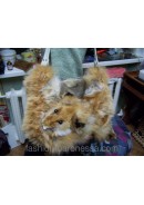 Сумка дамская из меха рыжей лисицы "Foxes"